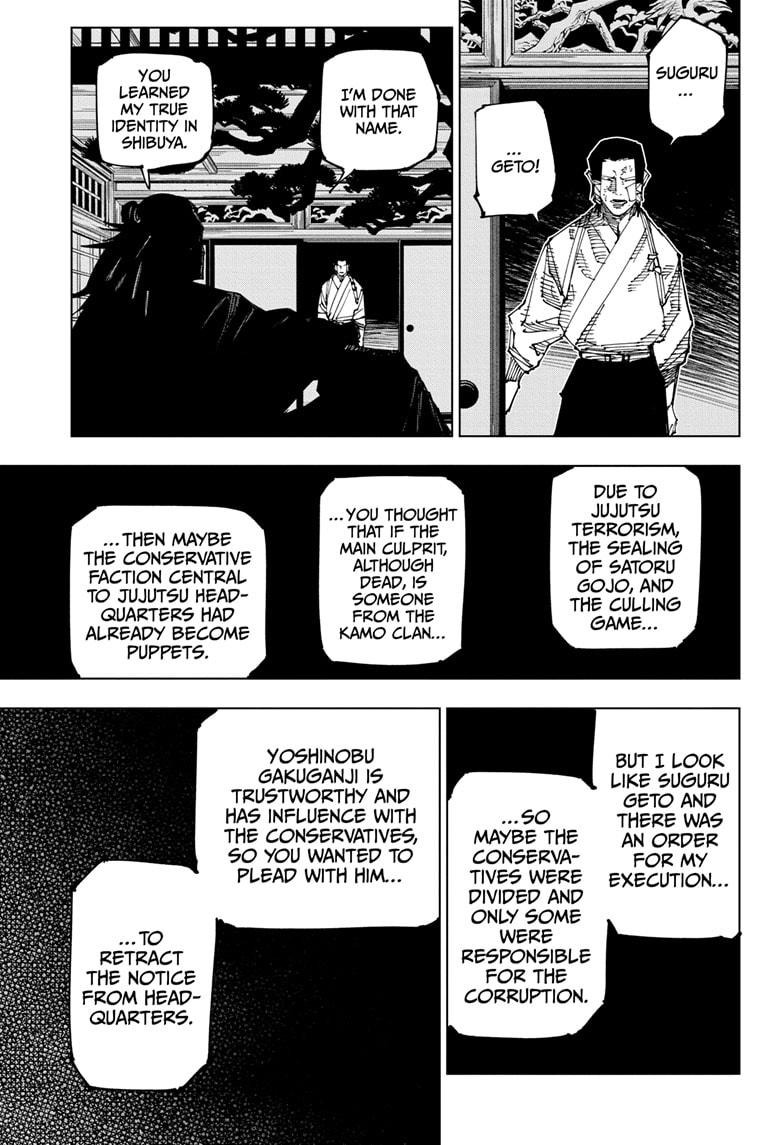 JuJutsu Kaisen Manga Chapter 191