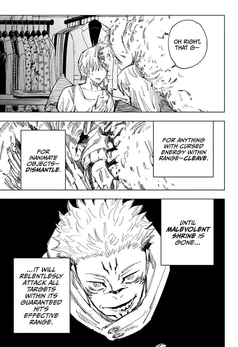 JuJutsu Kaisen Manga Chapter 119