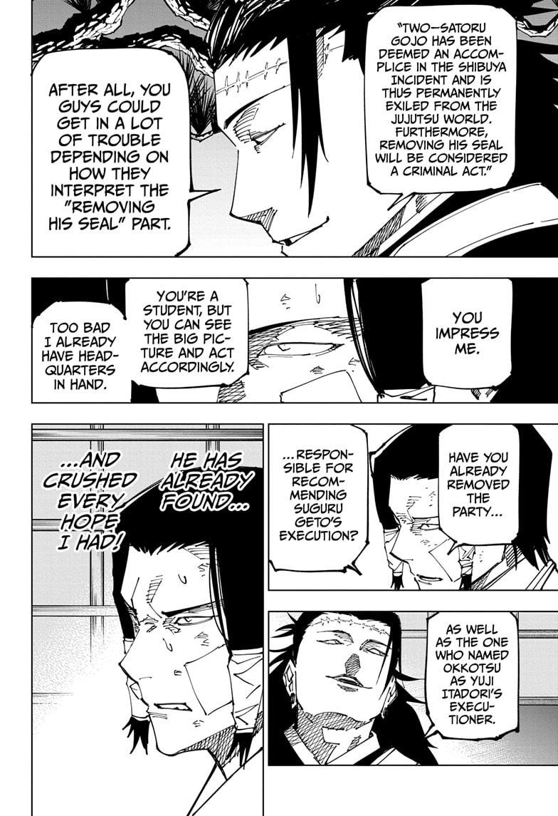 JuJutsu Kaisen Manga Chapter 191