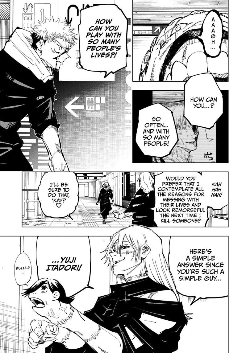 JuJutsu Kaisen Manga Chapter 121