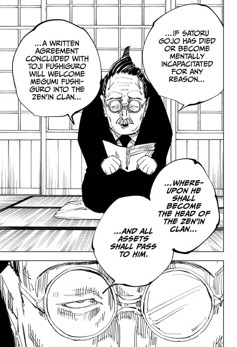 JuJutsu Kaisen Manga Chapter 138