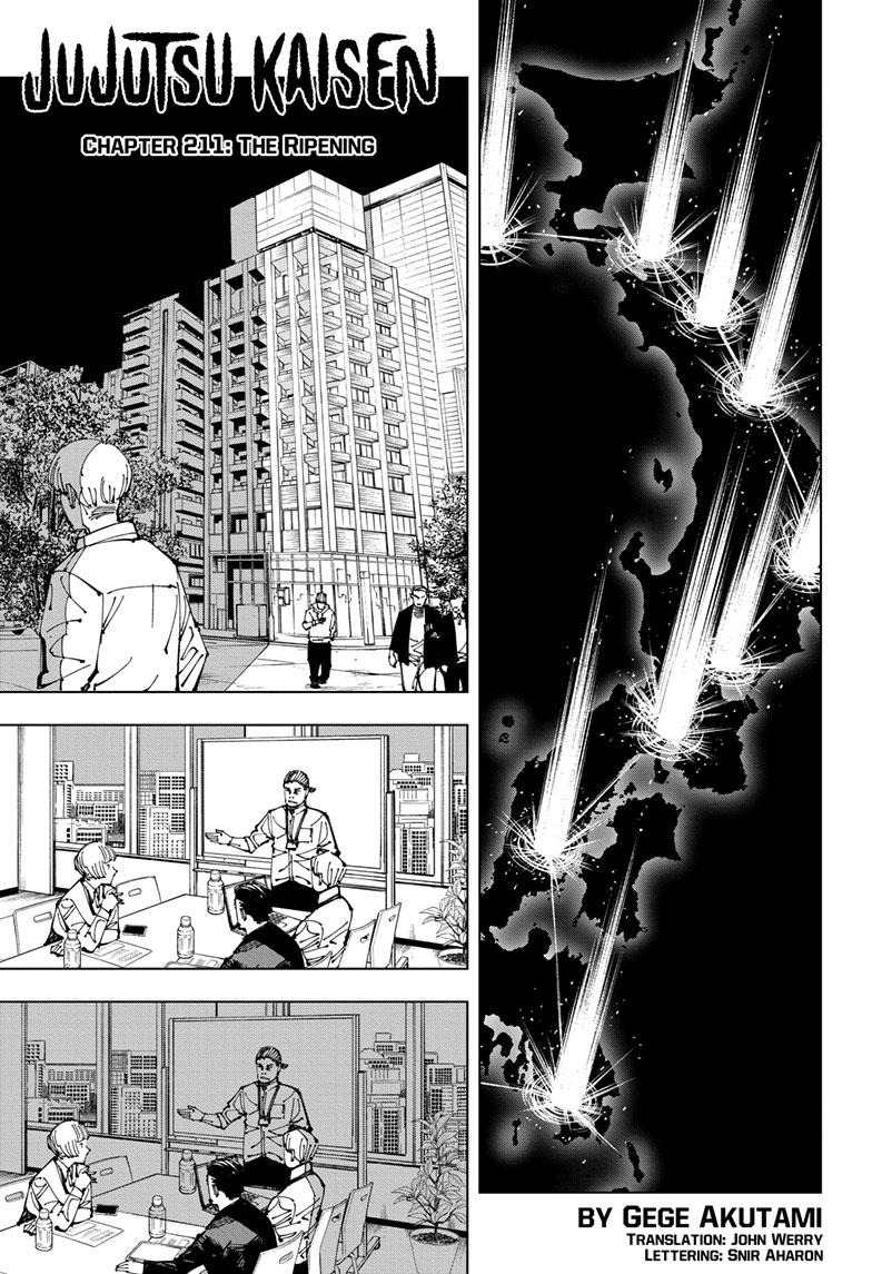 JuJutsu Kaisen Manga Chapter 211