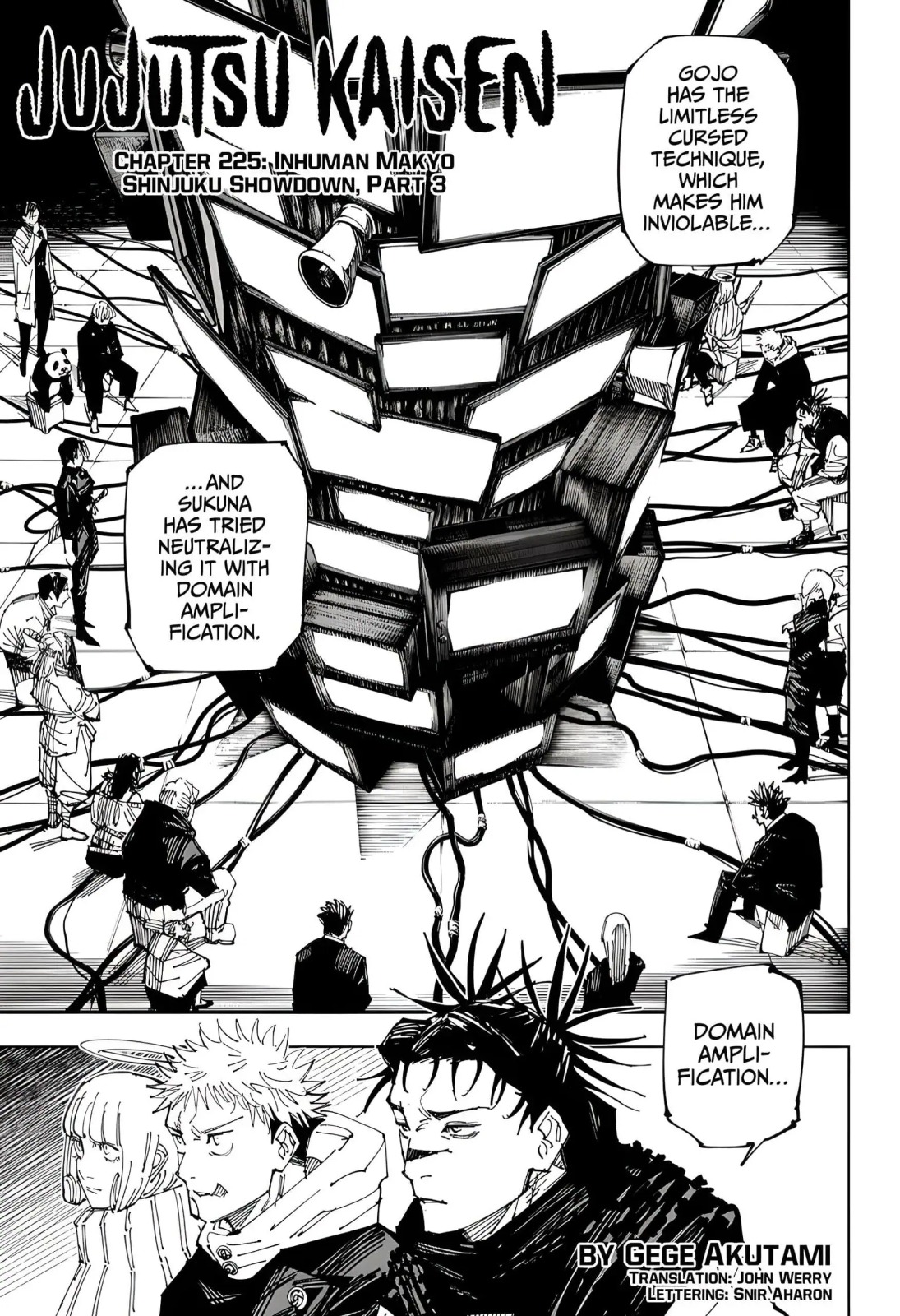 JuJutsu Kaisen Manga Chapter 225