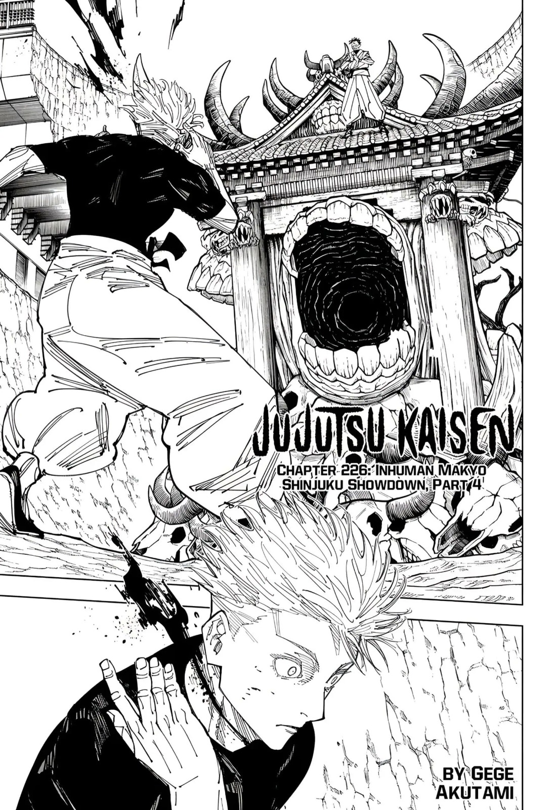 JuJutsu Kaisen Manga Chapter 226