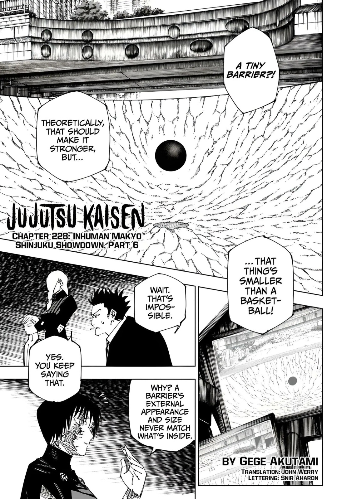 JuJutsu Kaisen Manga Chapter 228