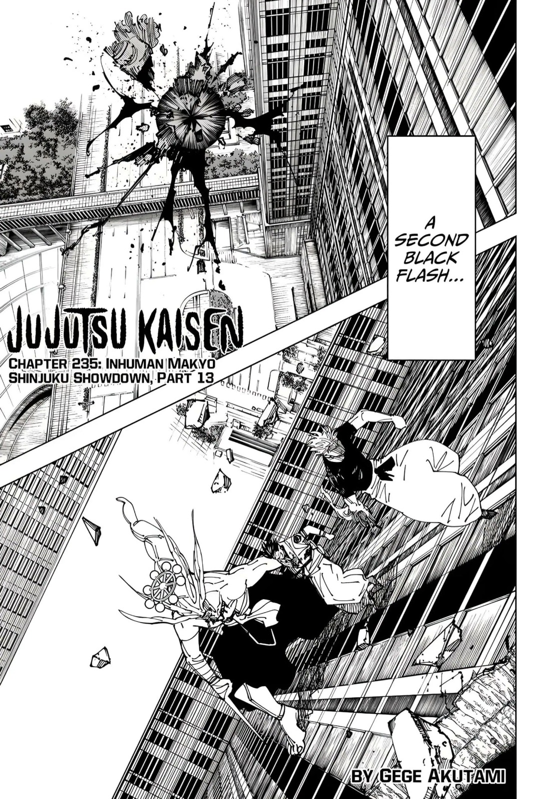 JuJutsu Kaisen Manga Chapter 235