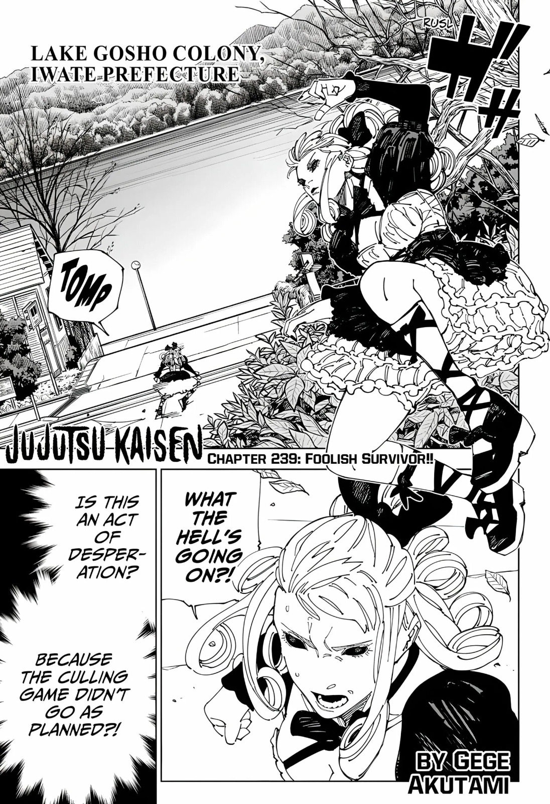 JuJutsu Kaisen Manga Chapter 239
