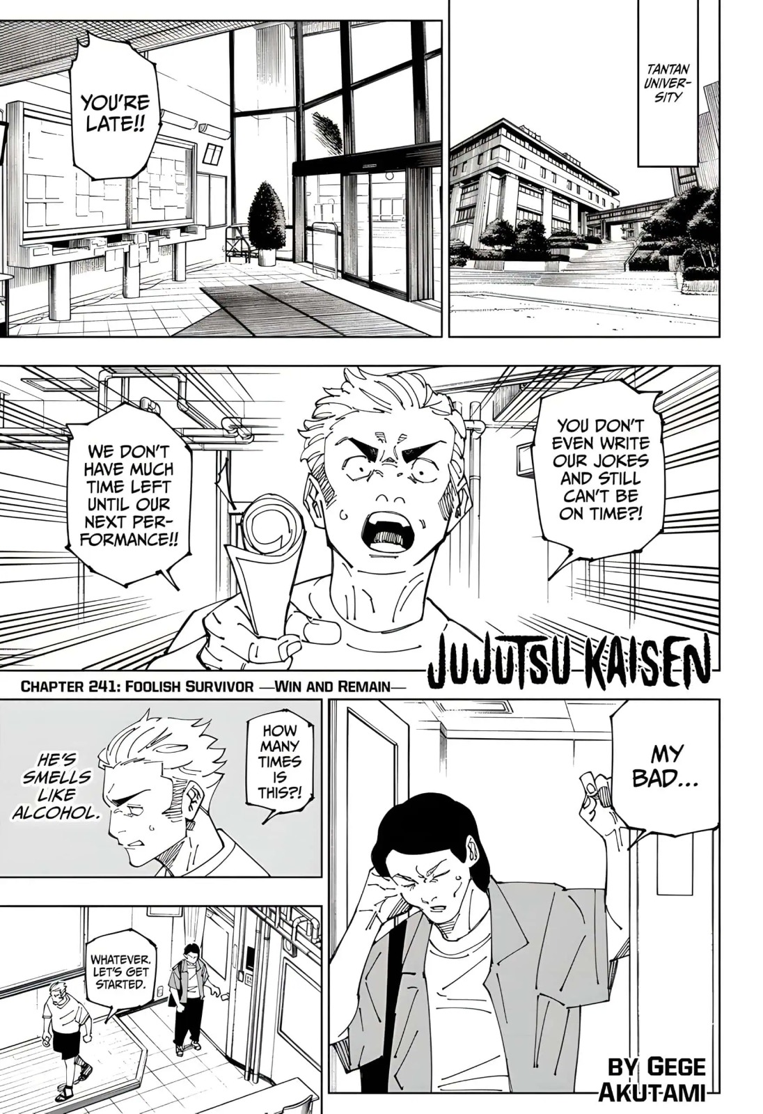 JuJutsu Kaisen Manga Chapter 241