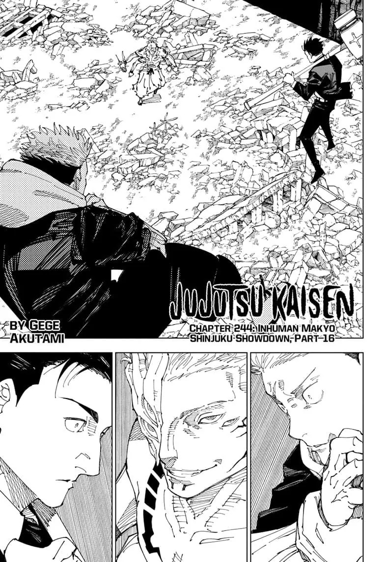 JuJutsu Kaisen Manga Chapter 244