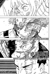 Read jujutsu kaisen (JJK) manga Chapter 264 online [English Version]