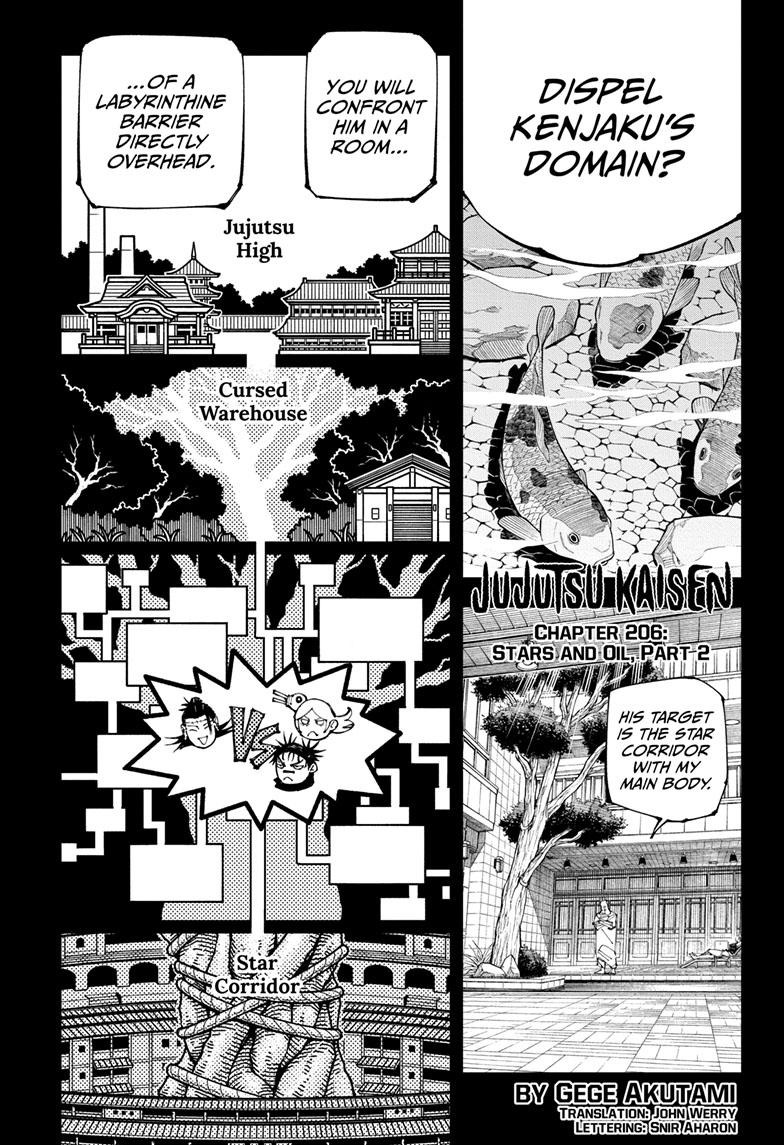 JuJutsu Kaisen Manga Chapter 206