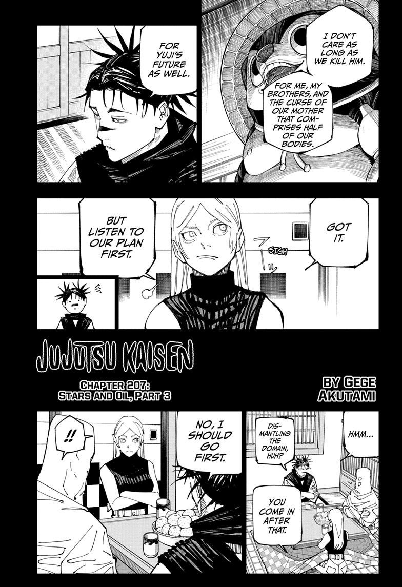 JuJutsu Kaisen Manga Chapter 207