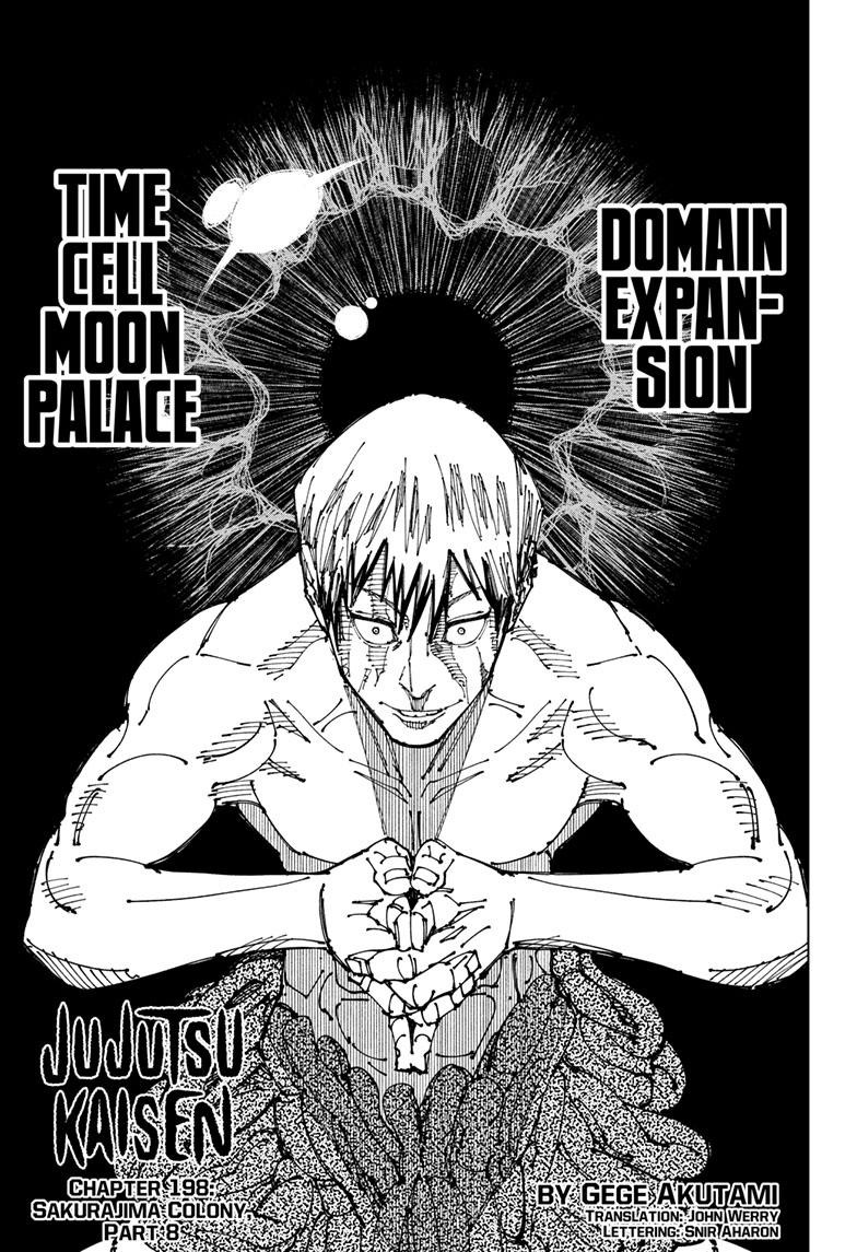 JuJutsu Kaisen Manga Chapter 198