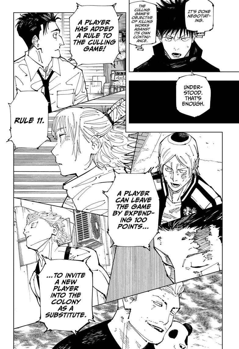 JuJutsu Kaisen Manga Chapter 211