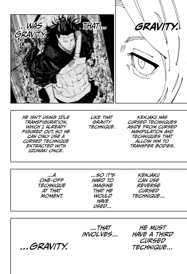 JuJutsu Kaisen Manga Chapter 205