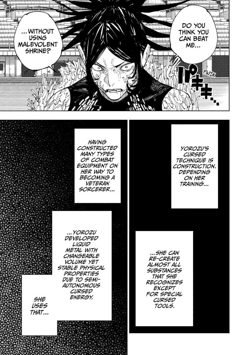 JuJutsu Kaisen Manga Chapter 217