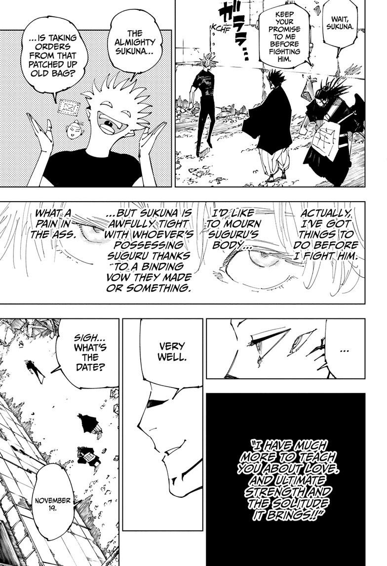 JuJutsu Kaisen Manga Chapter 221