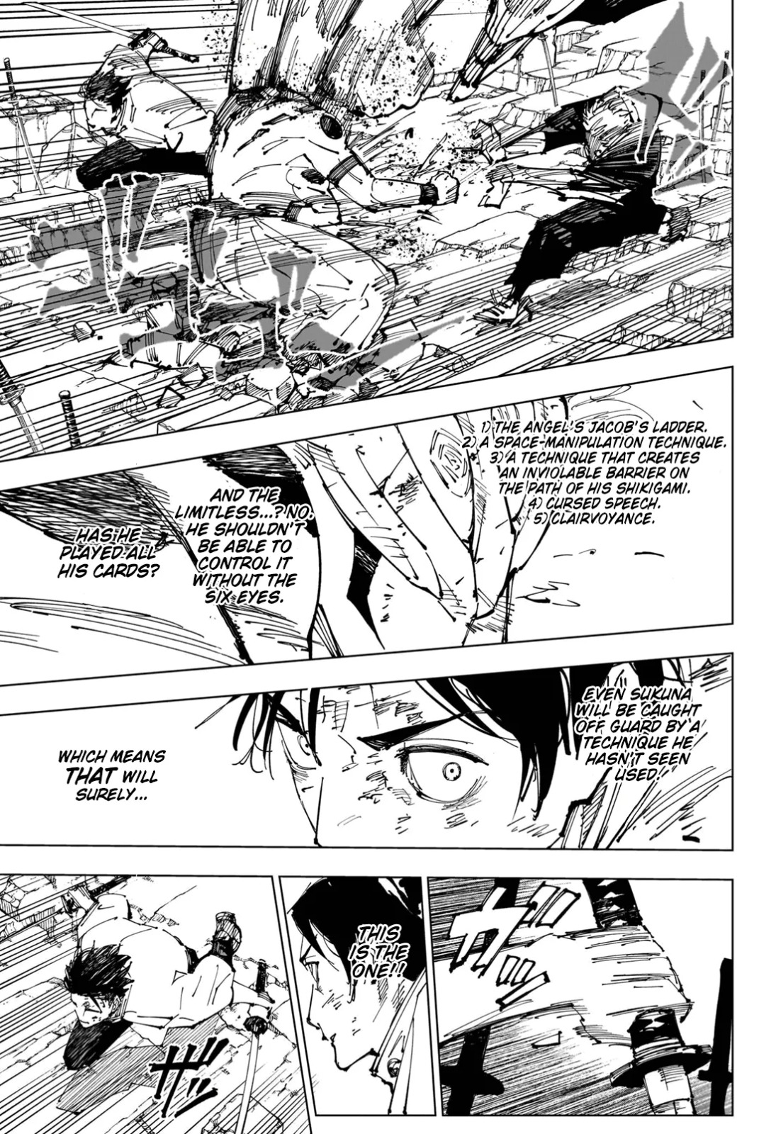 JuJutsu Kaisen Manga Chapter 250