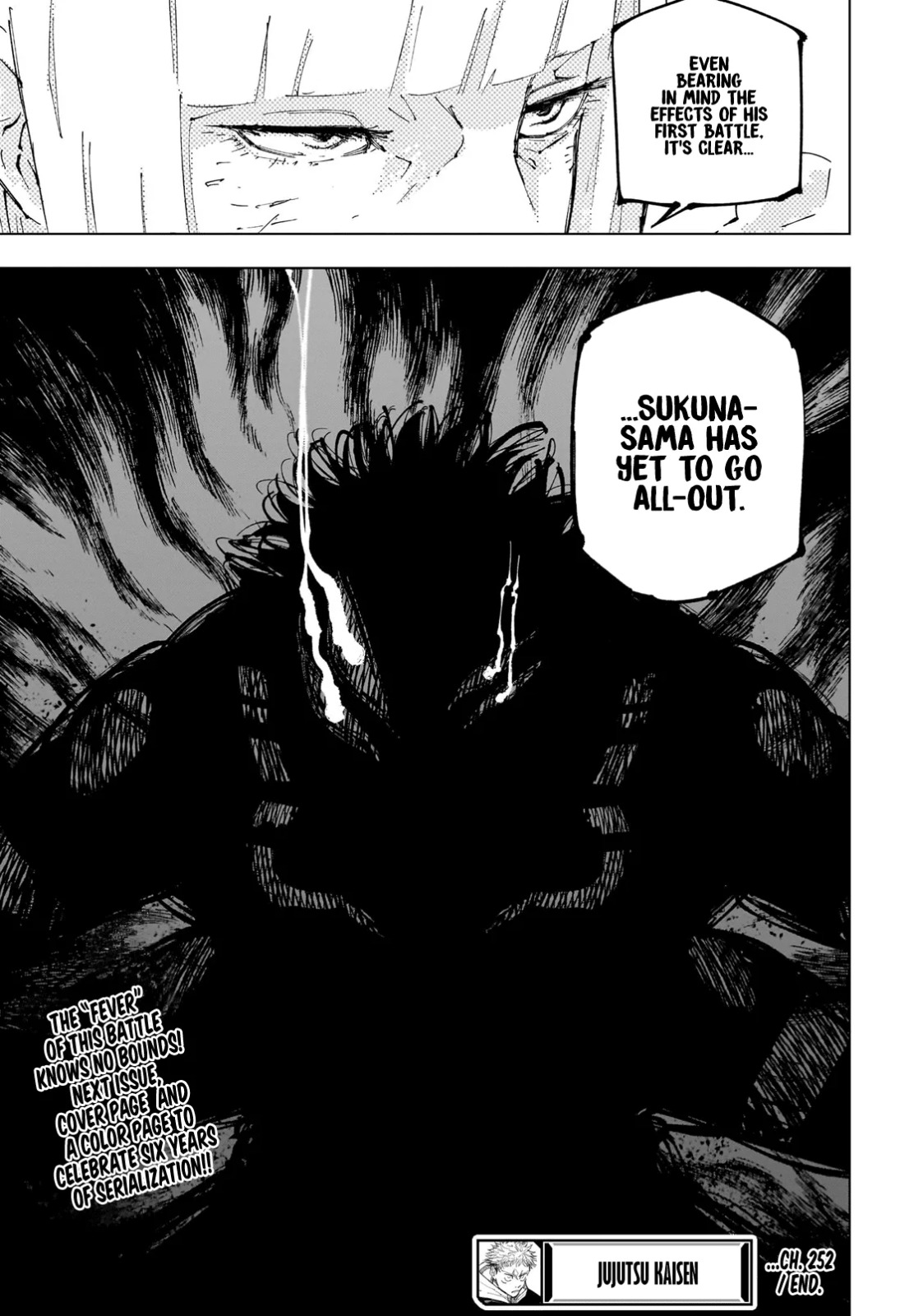 JuJutsu Kaisen Manga Chapter 252