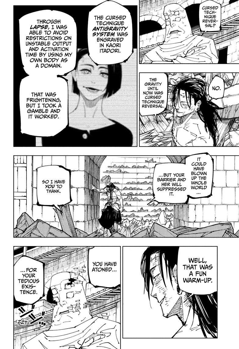 JuJutsu Kaisen Manga Chapter 208