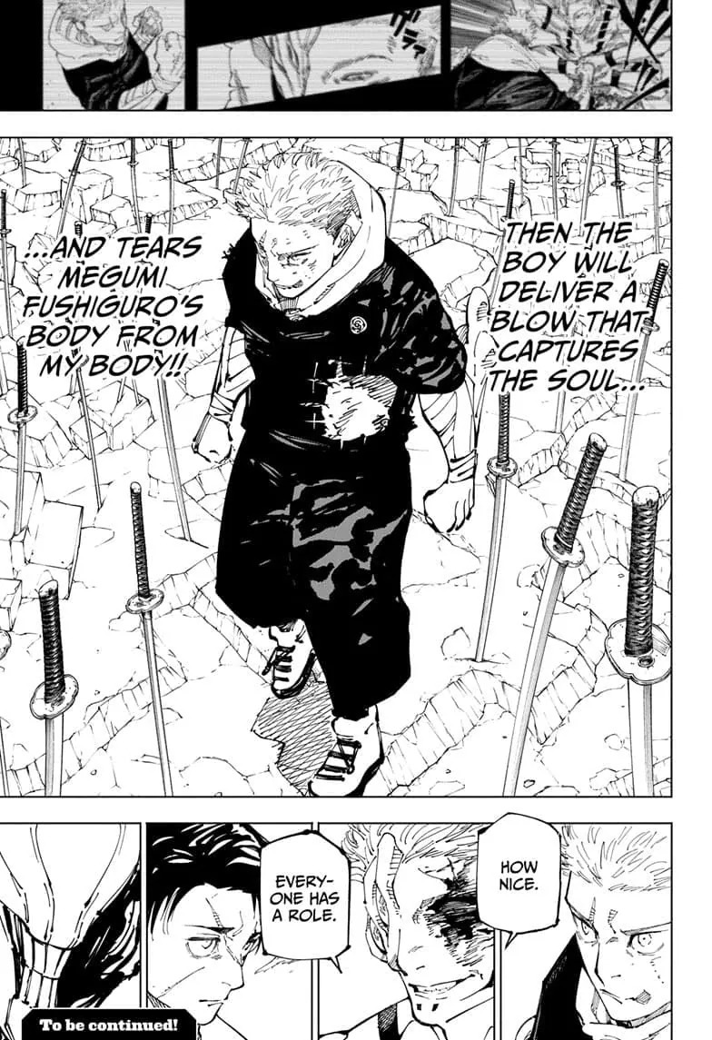 JuJutsu Kaisen Manga Chapter 249