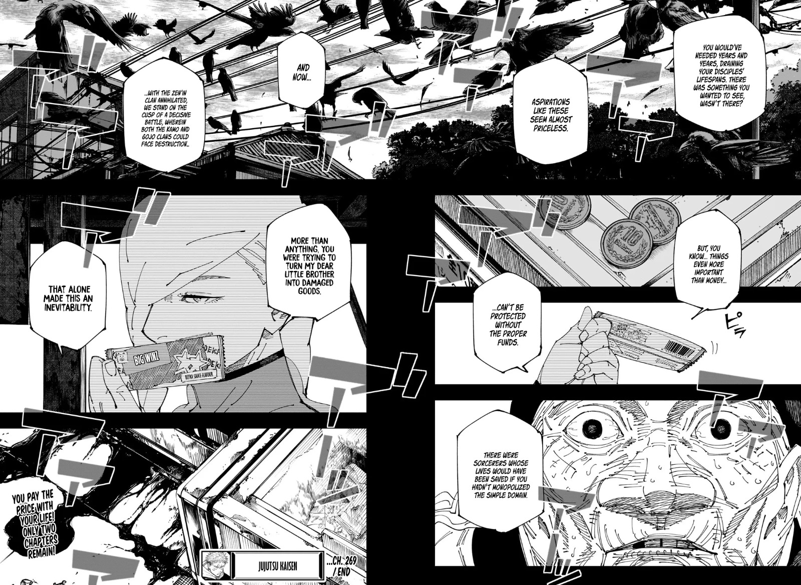 JuJutsu Kaisen Manga Chapter 269