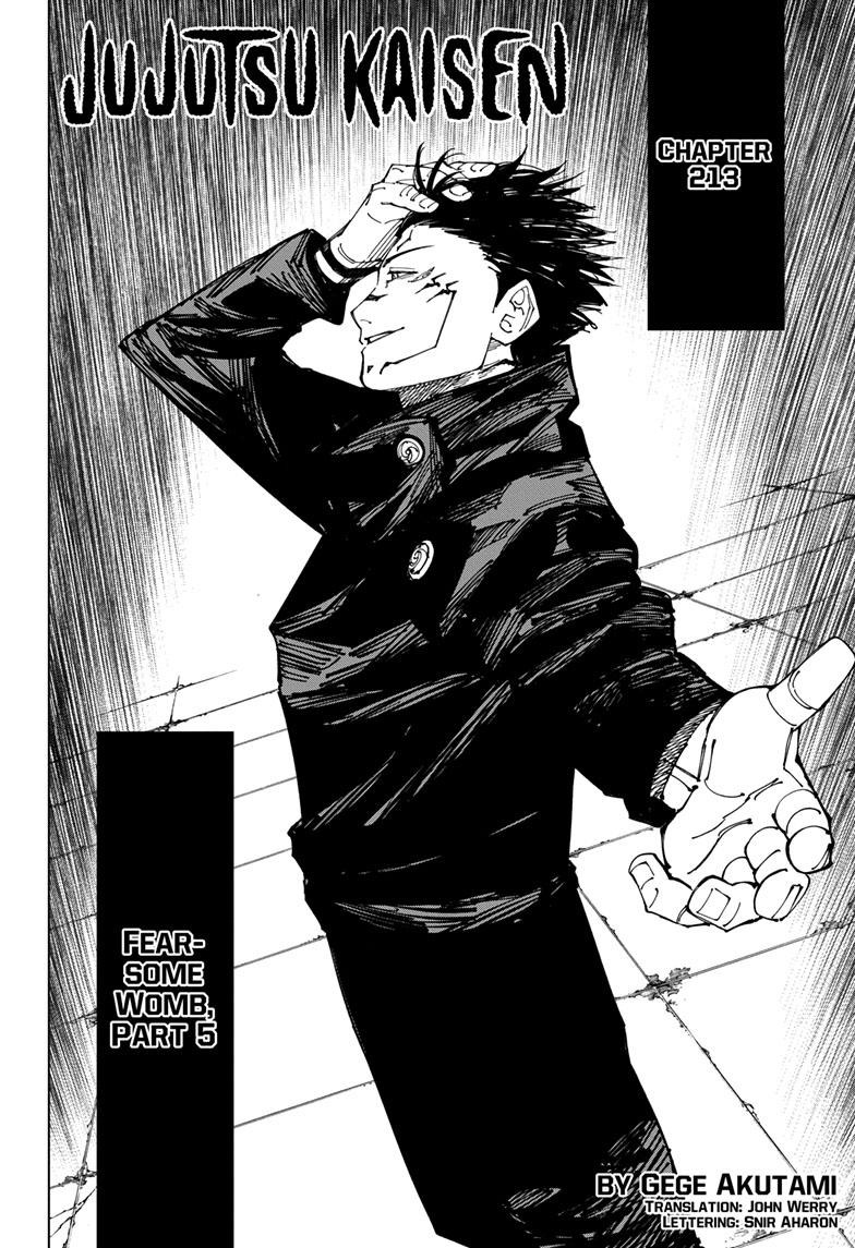 JuJutsu Kaisen Manga Chapter 213
