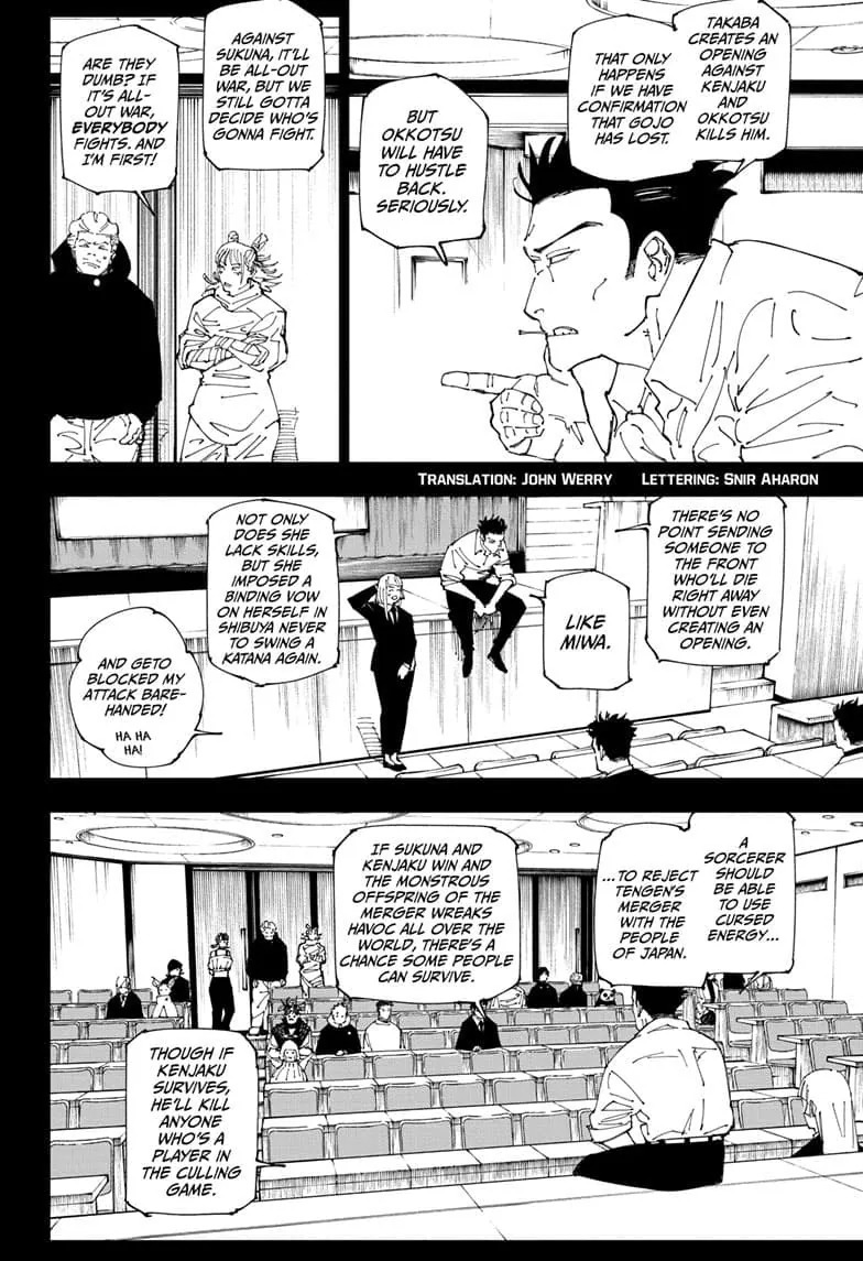 JuJutsu Kaisen Manga Chapter 244