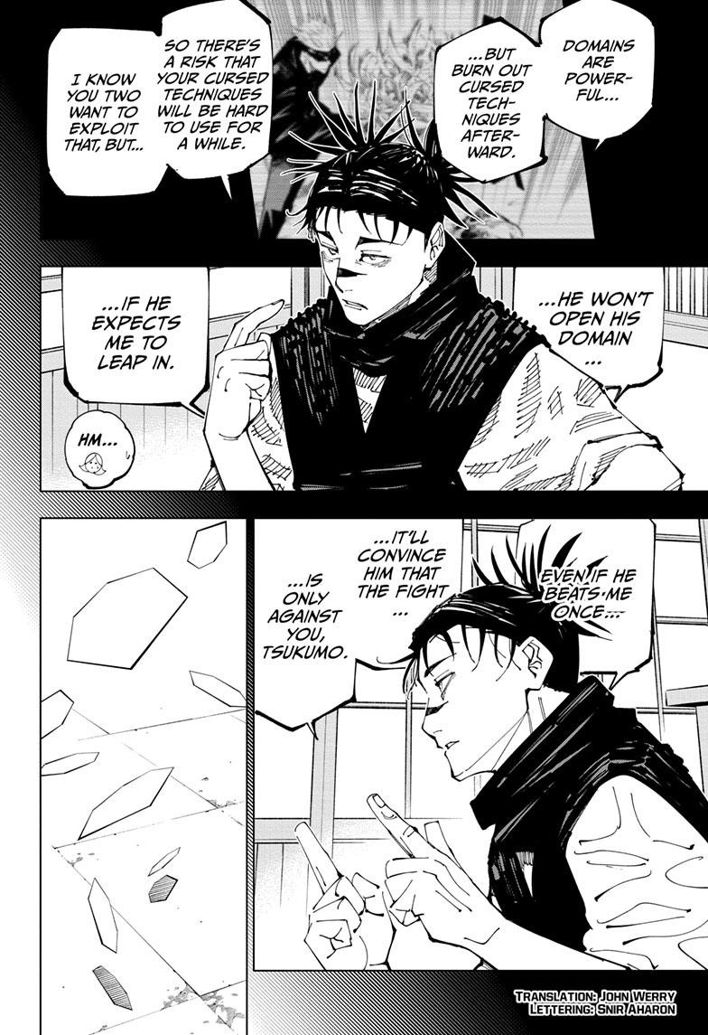 JuJutsu Kaisen Manga Chapter 207