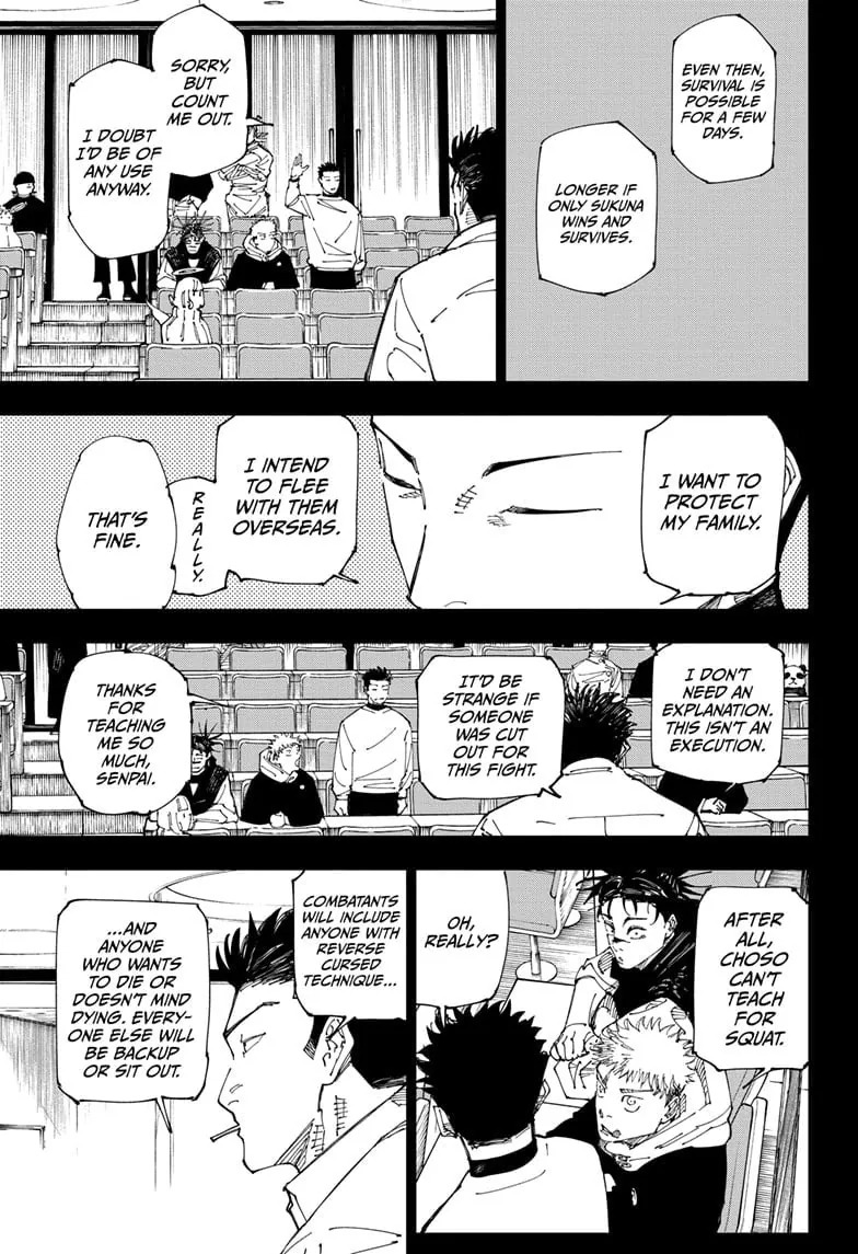 JuJutsu Kaisen Manga Chapter 244