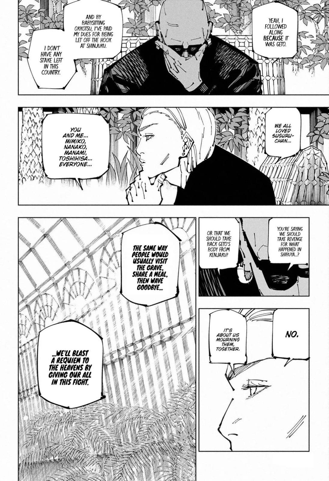 JuJutsu Kaisen Manga Chapter 250