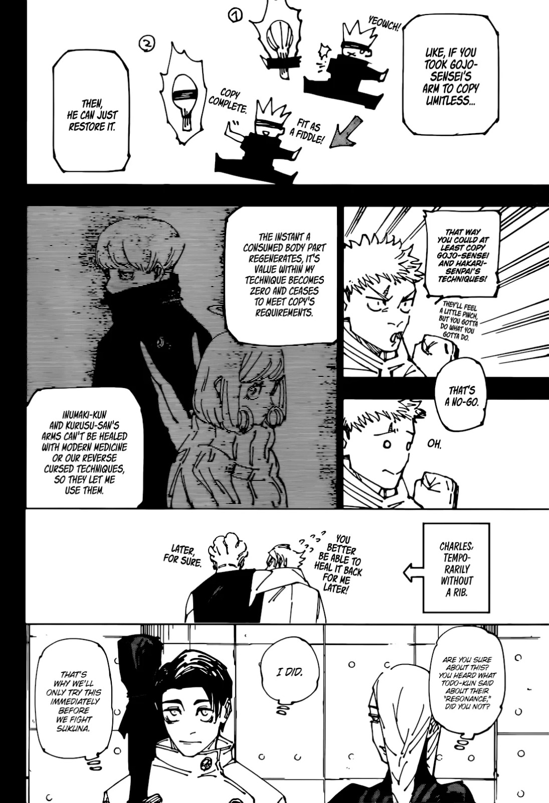 JuJutsu Kaisen Manga Chapter 267