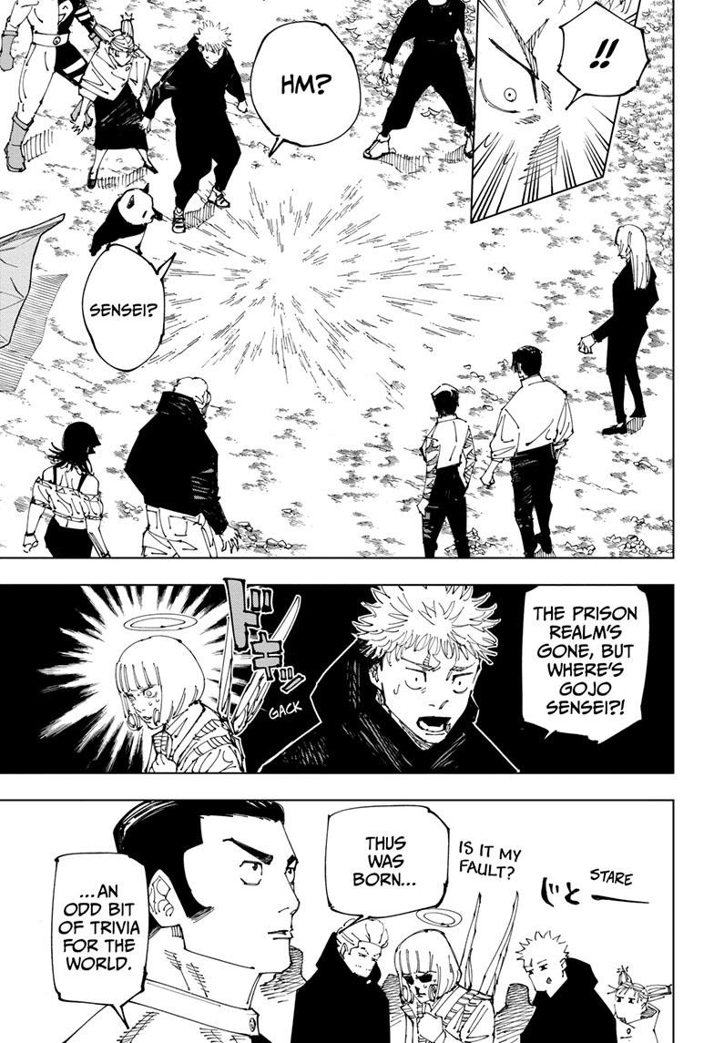 JuJutsu Kaisen Manga Chapter 221