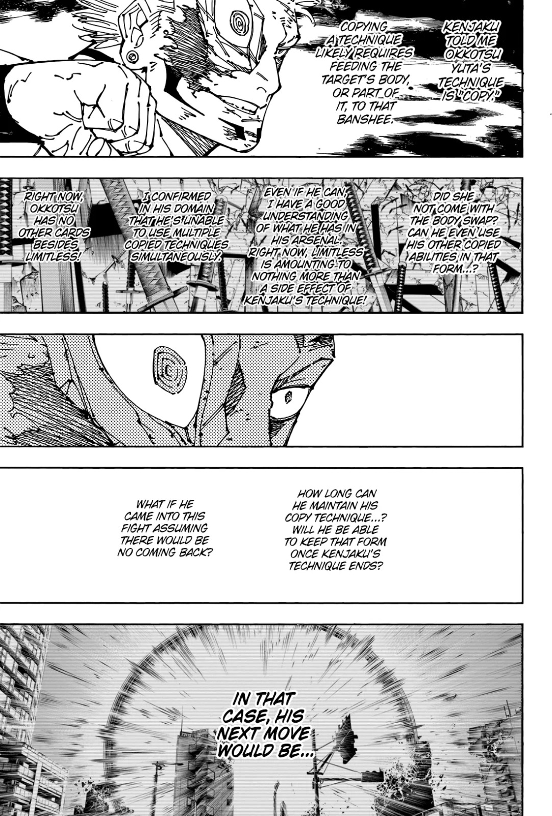 JuJutsu Kaisen Manga Chapter 262.2