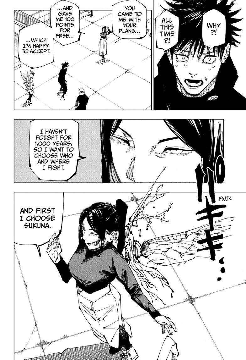 JuJutsu Kaisen Manga Chapter 212